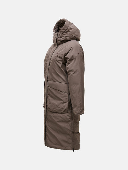 W Mountainroam Down Coat-Terrain Tan