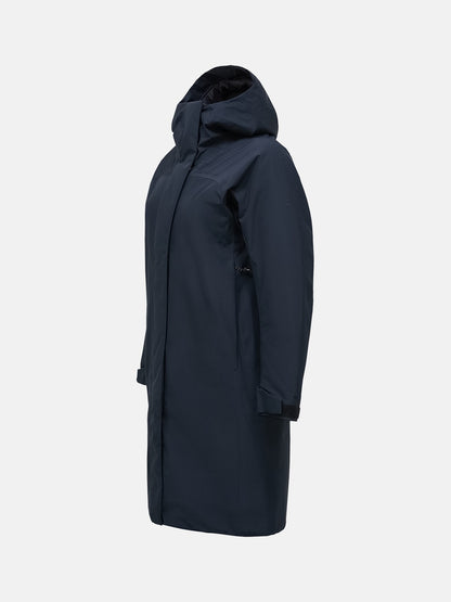 W Treeline Ins Parka-BLACK