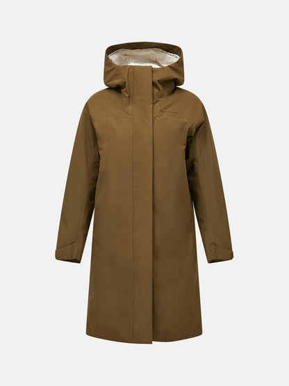 W Treeline Ins Parka-Meadow Moss