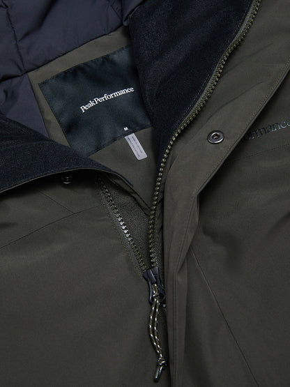 M Treeline Ins Parka-OLIVE EXTREME