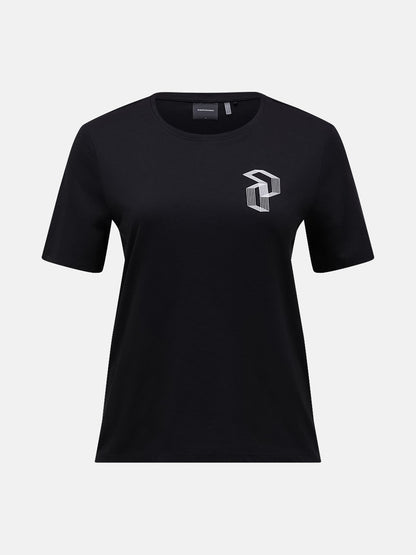 W Explore Graphic Tee-BLACK-WHITE