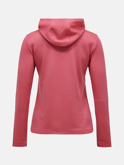 W Trail Polartec Zip Hood-MOUNTAIN BLUSH