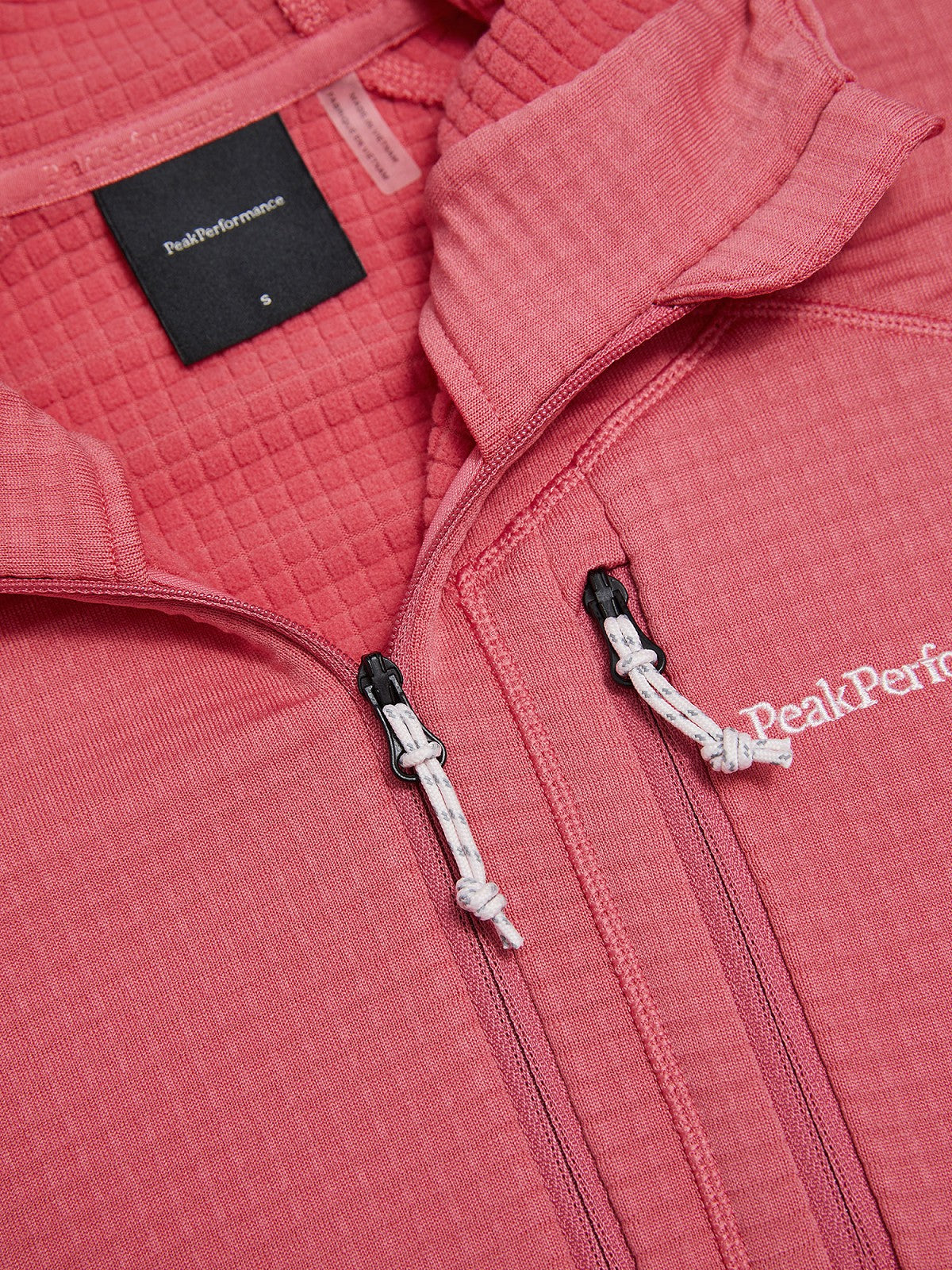 W Trail Polartec Zip Hood-MOUNTAIN BLUSH