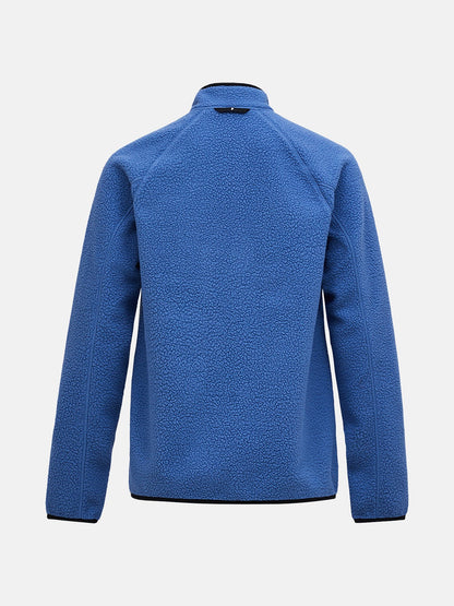 M NatureRush Pile Zip Jac-SUMMIT SKY-BLU