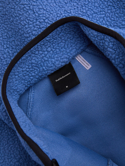 M NatureRush Pile Zip Jac-SUMMIT SKY-BLU