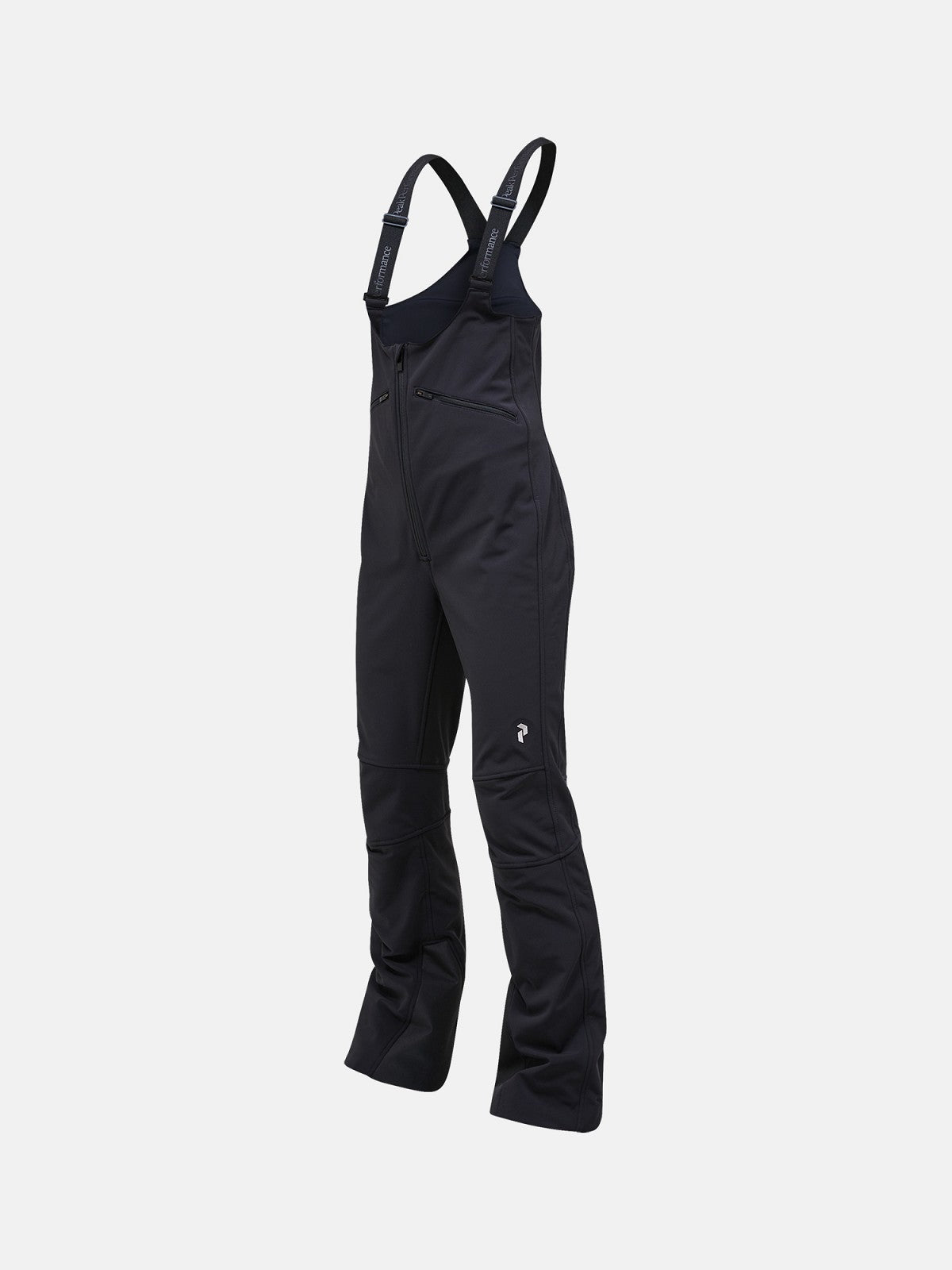 W Stretch Bib Pants-BLACK
