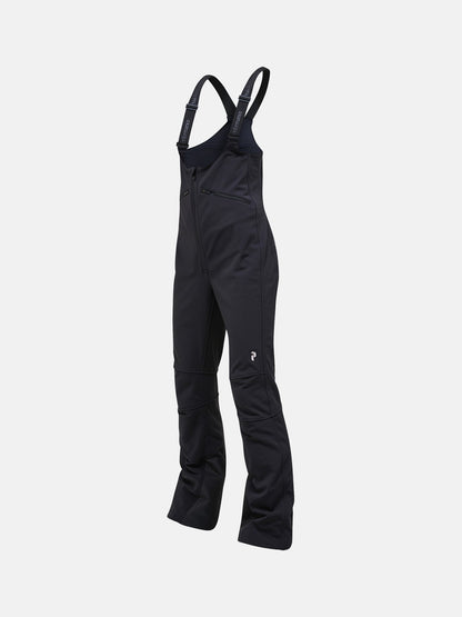 W Stretch Bib Pants-BLACK