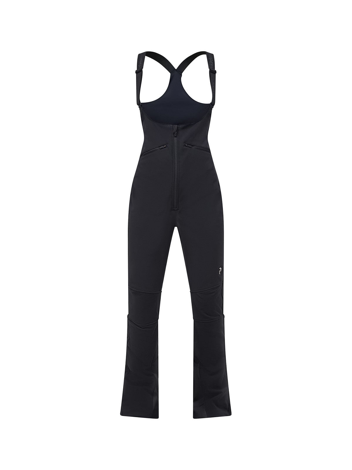 W Stretch Bib Pants-BLACK