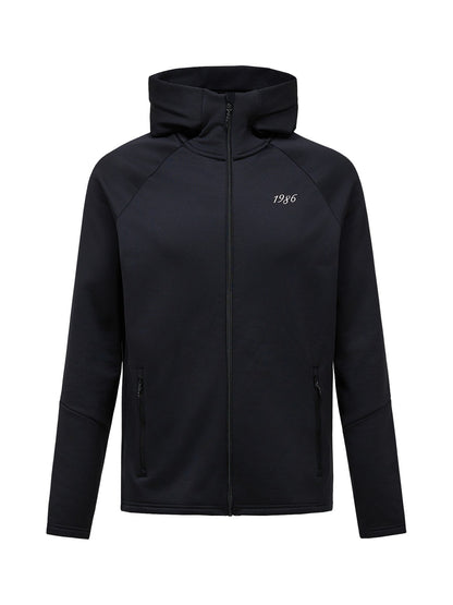 M 40Y Rider Zip Hood-BLACK