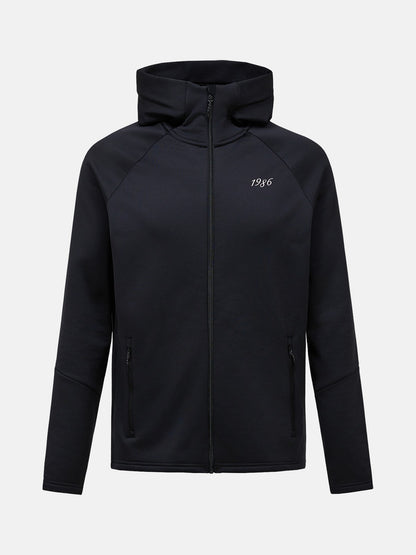 M 40Y Rider Zip Hood-BLACK