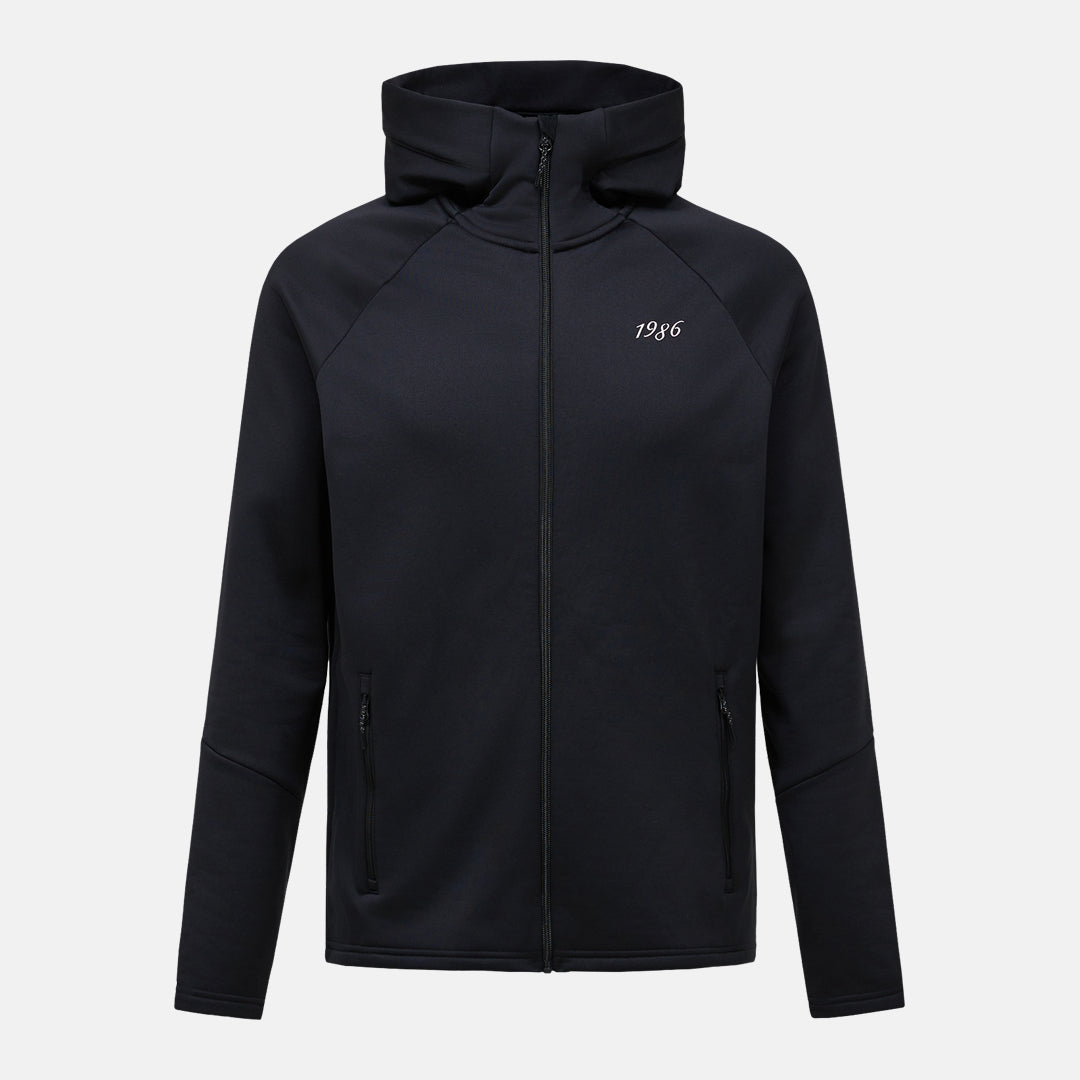 M 40Y Rider Zip Hood-BLACK