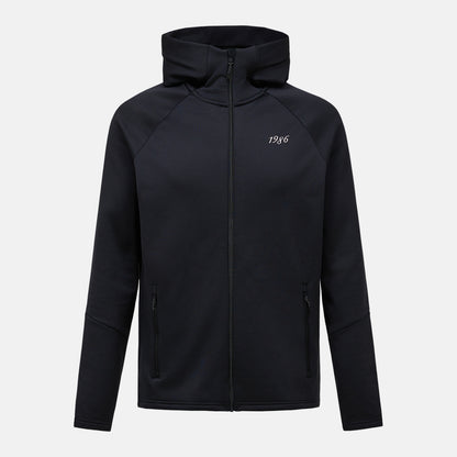M 40Y Rider Zip Hood-BLACK