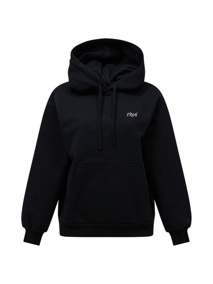 W 40Y Graphic Hood-BLACK