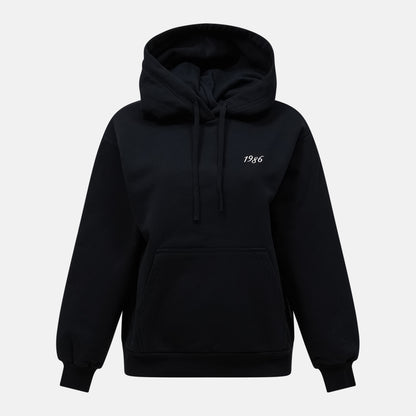 W 40Y Graphic Hood-BLACK