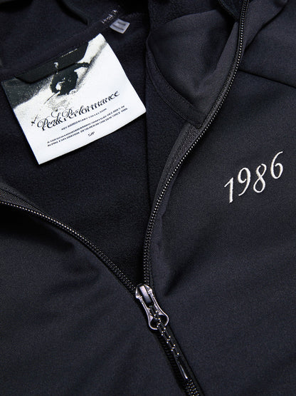 W 40Y Rider Zip Hood-BLACK