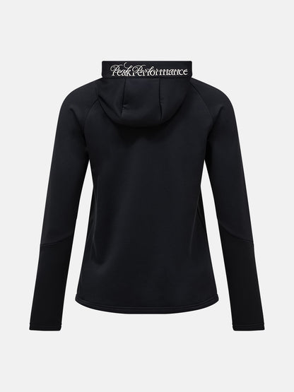 W 40Y Rider Zip Hood-BLACK