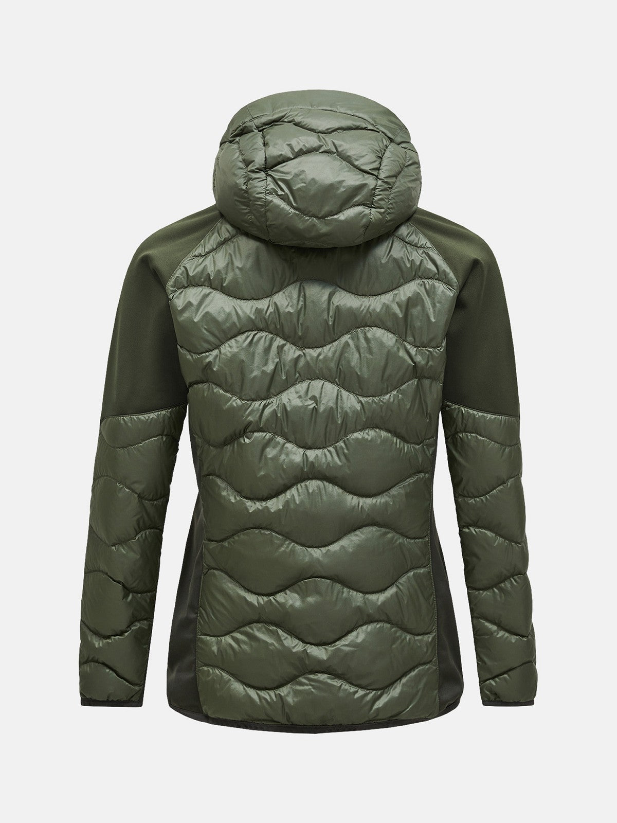 M HELIUM DOWN HYBRID HOOD PINE NEEDLE