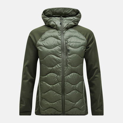 M HELIUM DOWN HYBRID HOOD PINE NEEDLE