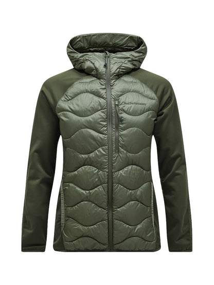 M HELIUM DOWN HYBRID HOOD PINE NEEDLE