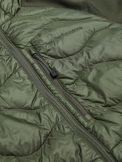 M HELIUM DOWN HYBRID HOOD PINE NEEDLE