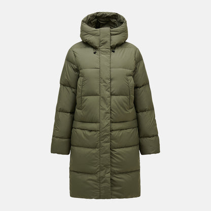 W Quiver Down Parka-PINE NEEDLE