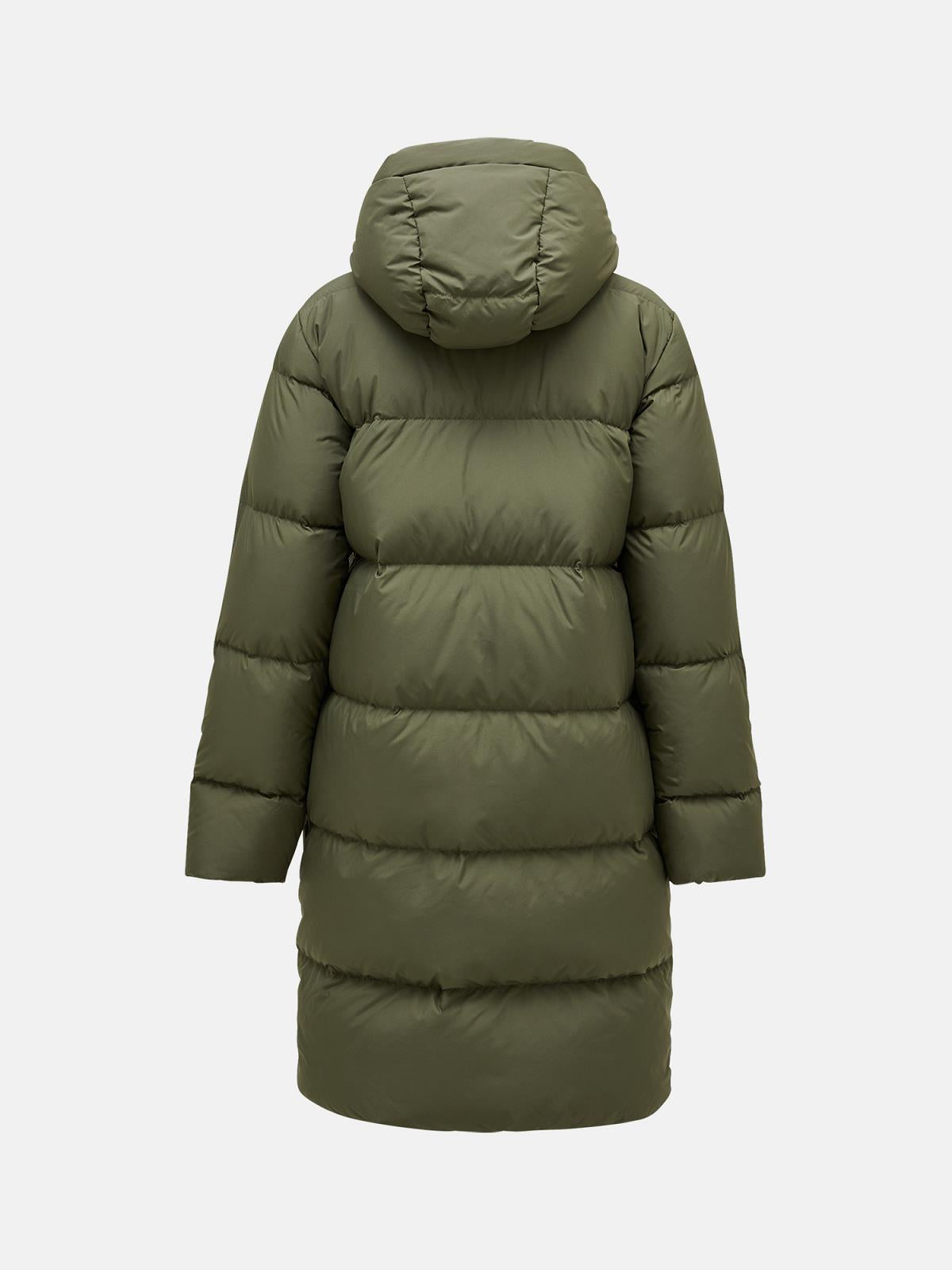 W Quiver Down Parka-PINE NEEDLE