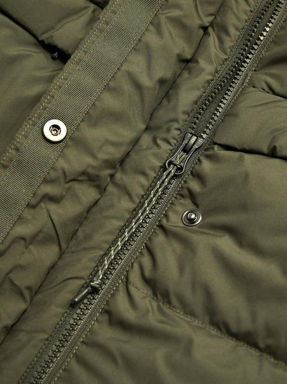 W Quiver Down Parka-PINE NEEDLE