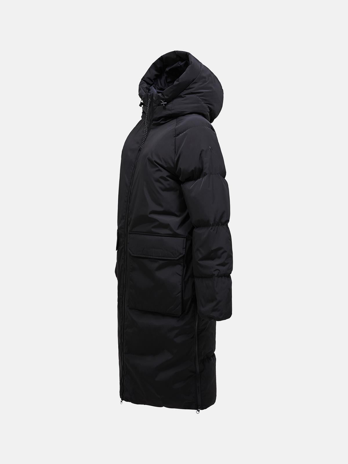 W Bluebird Down Coat-BLACK