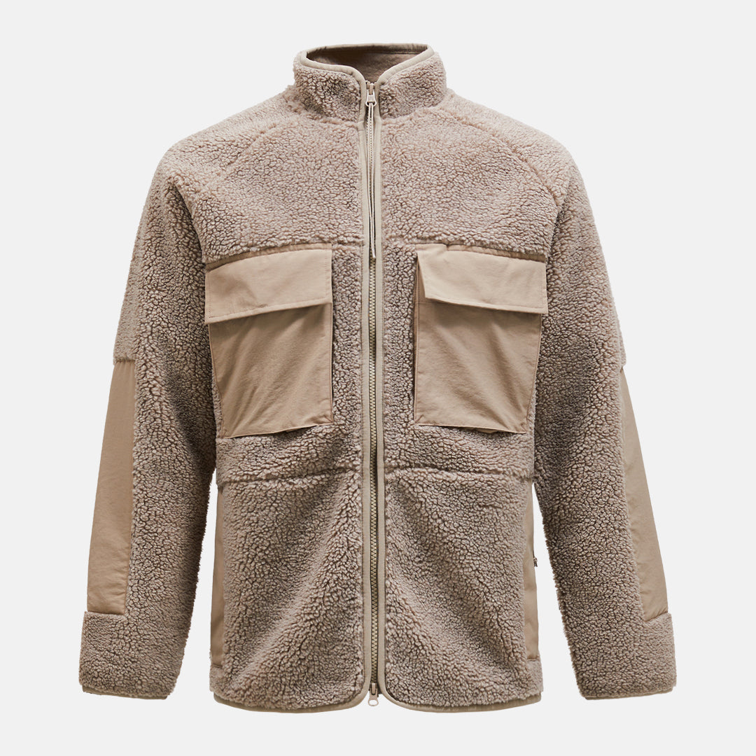 M Heavy Pile Oversized Ja-AVID BEIGE