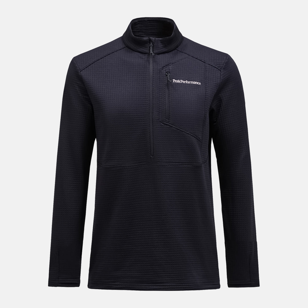 M Trail Polartec Half Zip-BLACK